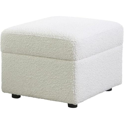 Soho Ottoman in Boucle
