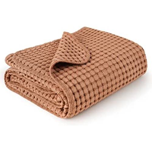 Amazon.com: Konssy Waffle Baby Blankets, Nursery Blankets for Boys Girls, Swaddle Blankets Neutral Soft Lightweight Toddler and Kids Throw Blankets(Brown) : Baby