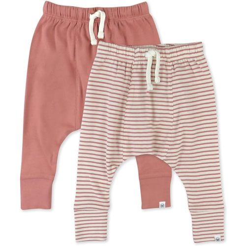 HonestBaby Multipack Honest Pants Joggers Pull on 100% Organic Cotton for Infant Baby and Toddler, Boys, Girls, Unisex