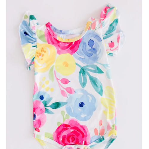 Rosie S/S Flutter Bodysuit | Mila & Rose