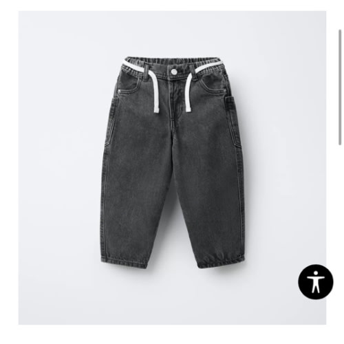 BAGGY JEANS WITH BELT - Black | ZARA United States