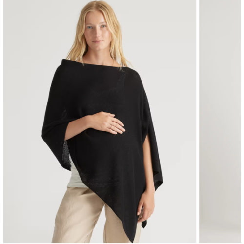 Lightweight Cotton Cashmere Nursing Shawl