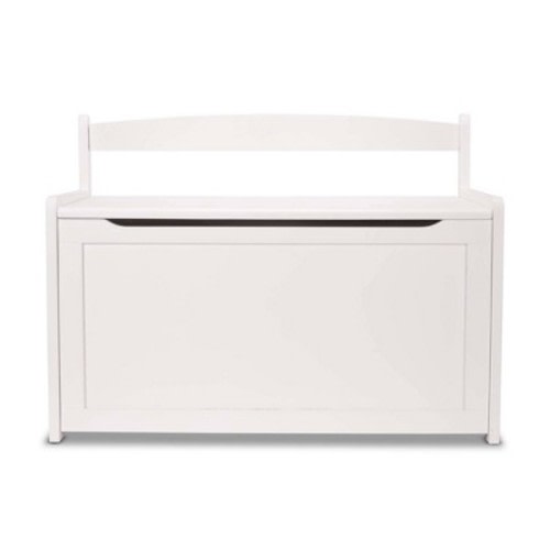 Melissa & Doug Wooden Toy Chest - White