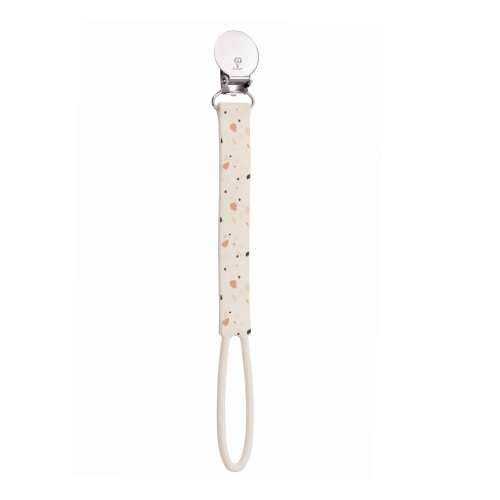 Loulou Lollipop Silicone Pacifier Clip - Terrazo