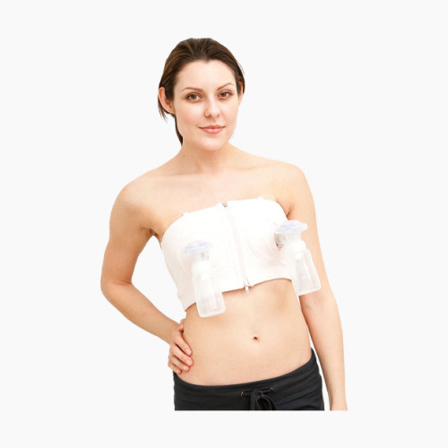 Simple Wishes Hands Free Breastpump Bra - Pink, Xs-L