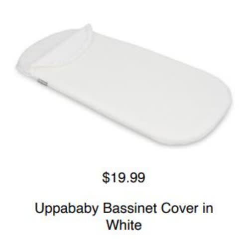Bassinet Mattress Cover from Local Store