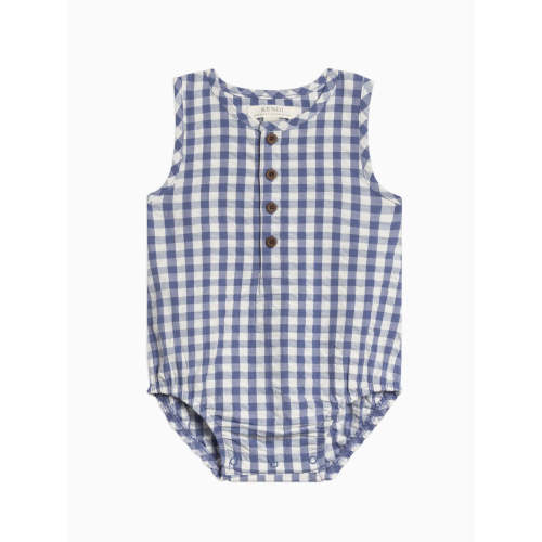 Wren Seersucker Bubble Romper