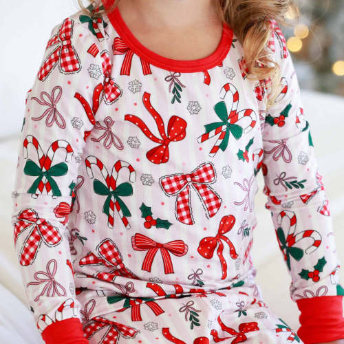 Christmas Bamboo Two Piece Pajama Sets