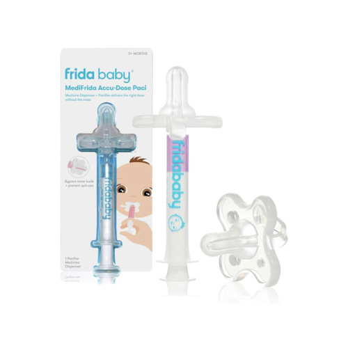 Frida Baby Medicine Pacifier Syringe, Accu-Dose Paci, Medi Frida Dispenser for Mess & Fuss Free Use, Made in USA