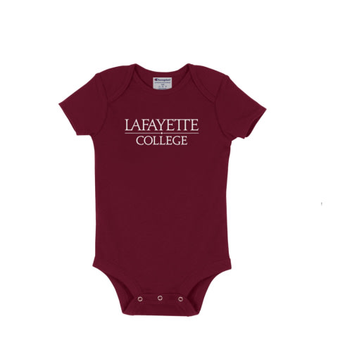 Lafayette College Store STACKED LOGO ONESIE
