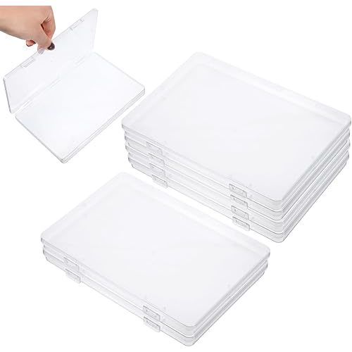 6PCS Freeze Flat Breastmilk Storage Organizer, Clear Breast Milk Storage Freezer Container Tray, Space Saving Breastmilk ContainerBreast Milk Breastfeeding Bags Organizer, 7.48 x 5.12 x 0.67 in