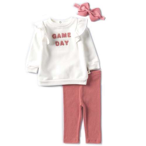 Adventurewear 360 Baby Girls 3-24 Months Long Sleeve Game Day Pullover & Leggings Set