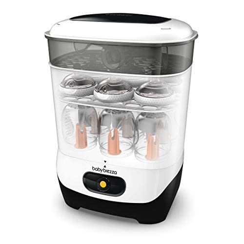 New Baby Brezza 4 in 1 One Step™ Baby Bottle Sterilizer Machine