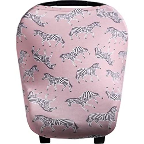 Zella Multi-Use Cover: Car Seat, Nursing, Stroller - Stretchy Fabric, All-Season, Stylish Designs, Easy Access