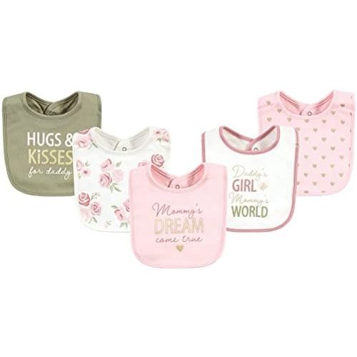 Hudson Baby Unisex BabyCotton Bibs
