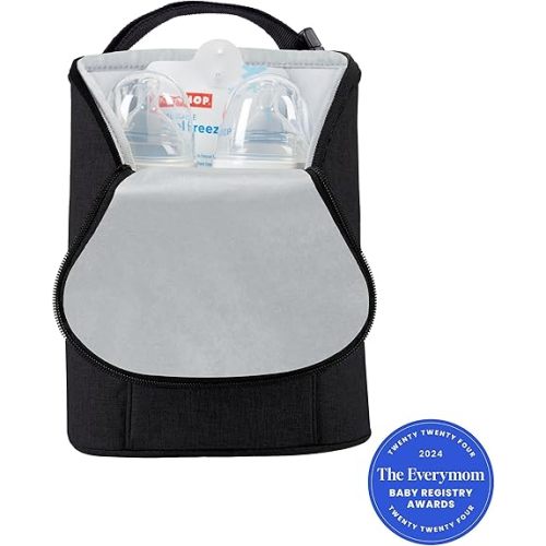 Skip Hop Baby Breastmilk Cooler Insulated Bottle Bag, Grab & Go, Chevron