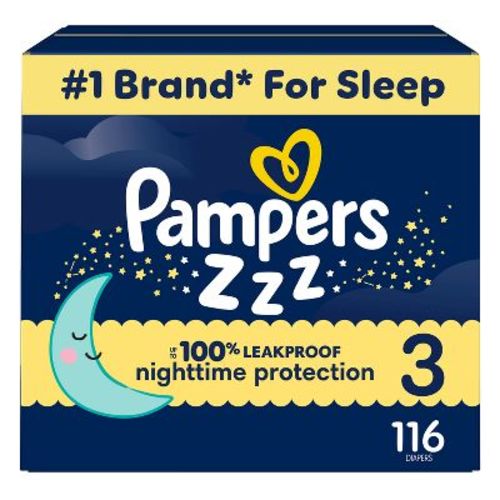 Pampers Swaddlers Overnight Diapers - Size 3 - 116ct