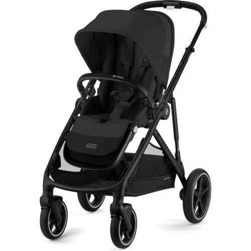 CYBEX Gazelle S Single to Double Stroller, Moon Black/Black