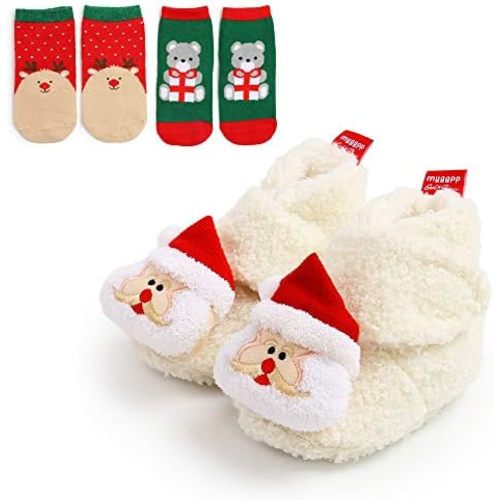 Ohwawadi Infant Baby Slippers Girls Boys Booties Warm Baby Socks Shoes Newborn Crib Shoes Baby Footwear Prewalkers