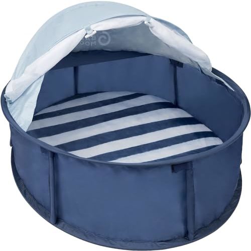 Babymoov Babyni Playpen, Activity Gym & Napper with Pop-Up System, 6 Toys and UPF 50+ Protection for Outdoor & Indoor Use
