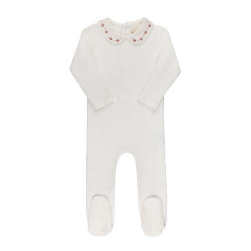 Baby Girl Footie (Stretchy) | Keepsake | Looms Knits – Ely's & Co.