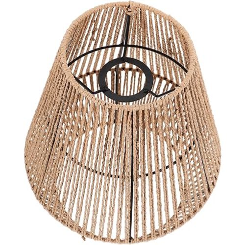 Pendant Light Lampshade Ceiling Light Cover Woven Seagrass Lamp Shade Rustic Handmade Rattan Decor
