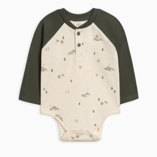 Lucas Raglan Henley Bodysuit