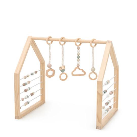 Wooden Play Gym Set