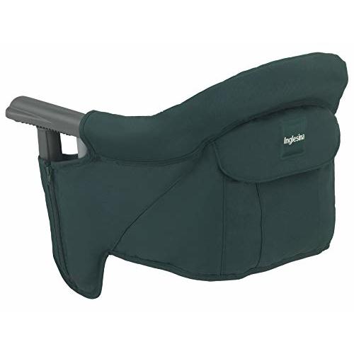Inglesina Fast Table Chair - Award-Winning Baby High Chair for Eating & Dining - Compact, Portable & Foldable - Leaves No Scratches - for Babies 6-36 Months & 1-3 Year Old Toddler - (Dark Green)