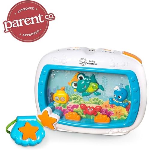 Baby Einstein Sea Dreams Soother Musical Crib Toy and Sound Machine, Newborn and up