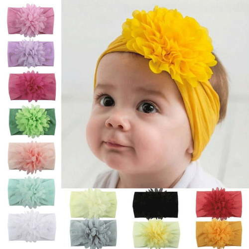 Nituyy Kids Girl Baby Headband Infant Newborn Flower Bow Hair Band Accessories