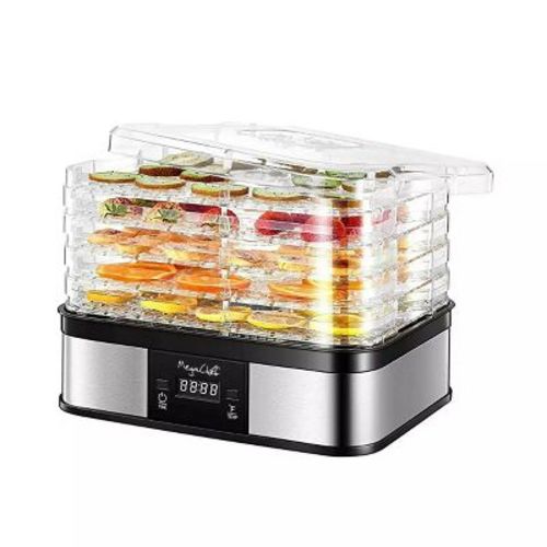 MegaChef 5 Tray Food Dehydrator with Timer and Temperature Control