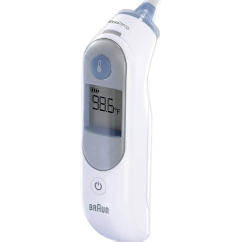 Braun ThermoScan 5 Ear Thermometer - ExacTemp Stability Indicator for Professional Accuracy, Digital Display, Baby and Infant Friendly, No.1 Brand Recommended by Pediatricians