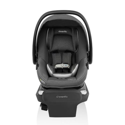 Evenflo Revolve180 Litemax Rotating Infant Car Seat With Green & Gentle - Anchor Gray