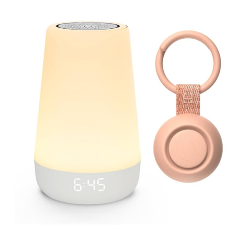 Hatch Baby Sleep Bundle: Home & Travel Sound Machines Includes Rest 2nd Gen and Portable Rest Go (Peach)