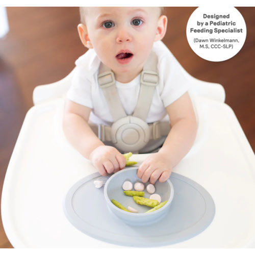 The Tiny Bowl by ezpz / Silicone Bowl for Babies / Fits on High Chairs