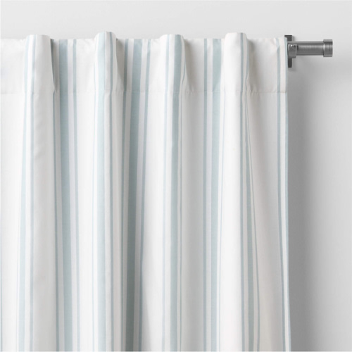 Blue Stripe Curtain Panel, 44" x 84"