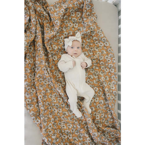 Magnolia Muslin Crib Quilt | 100% Cotton | Baby Essentials Default Title