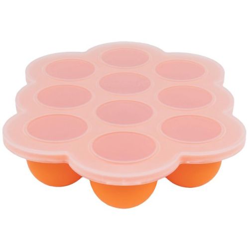 WeeSprout Silicone Freezer Tray w/ Clip on Lid Perfect Food Storage Container for Homemade Baby Food