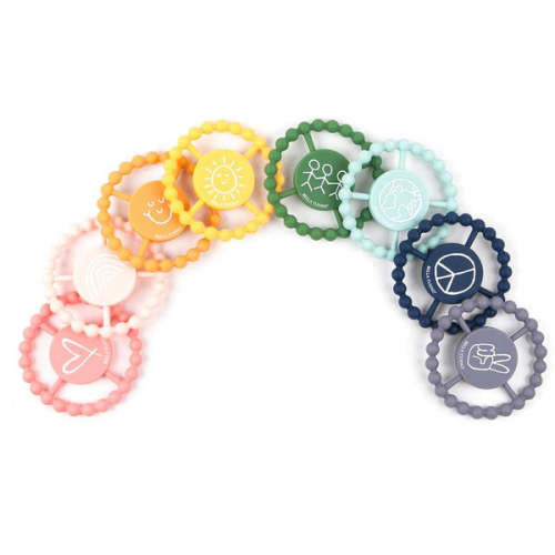 Silicone Teething Ring - Various Designs – Green Bean Baby Boutique