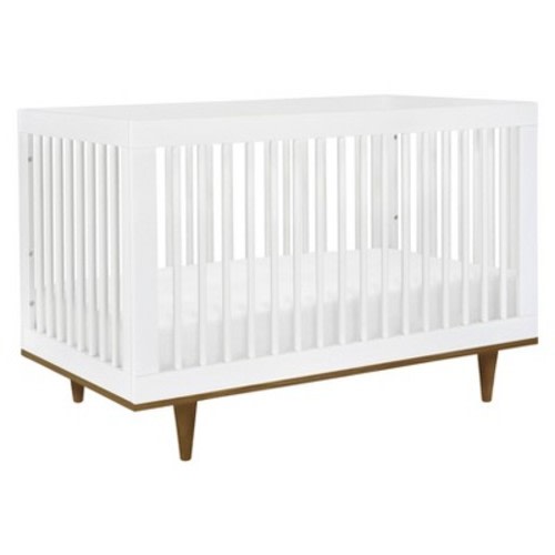 DaVinci Marley 3-in-1 Convertible Crib, Color: White Finish and Walnut Legs - Out of Stock