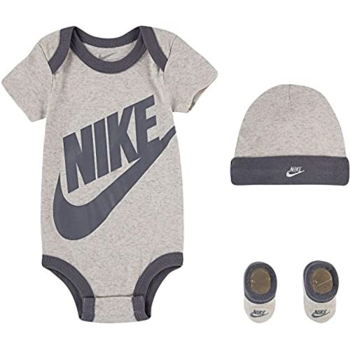 Nike Baby's Bodysuit, Hat and Booties 3 Piece Set