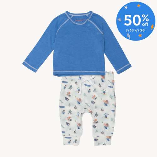 'tis the ski-son modal magnetic roll around long sleeve top + pant set – Magnetic Me