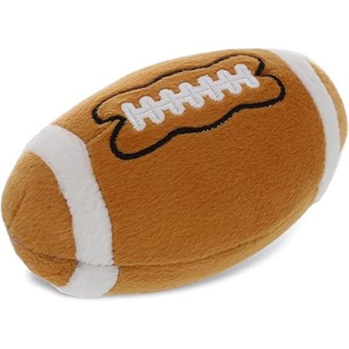 DolliBu Plush Ball - Fluffy Soft Plush Football for Playing Catch with Kids, Playtime Squishy Toy for Girls and Boys, Stuffed Football Room Decor - 3 Inch