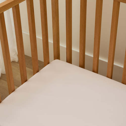 Eden Cotton - Marshmallow Cot Fitted Sheet