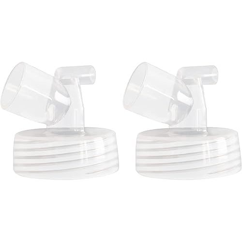 Spectra Wide Mouth Connector (2pcs) | Premium Quality Base Connectors for Spectra Breast Pump | Set of 2 Widemouth Connectors 100% Compatible with Spectra S1, Spectra S2, Spectra 9 Plus