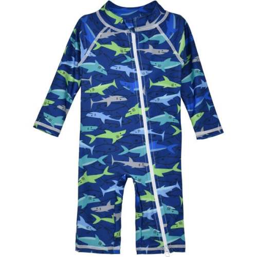 UPF 50 Long Surf Swimsuit, Sharky - Flap Happy | Maisonette