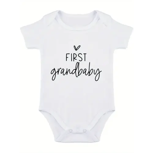 first grandbaby bodysuit baby grandparents baby announcement - Temu