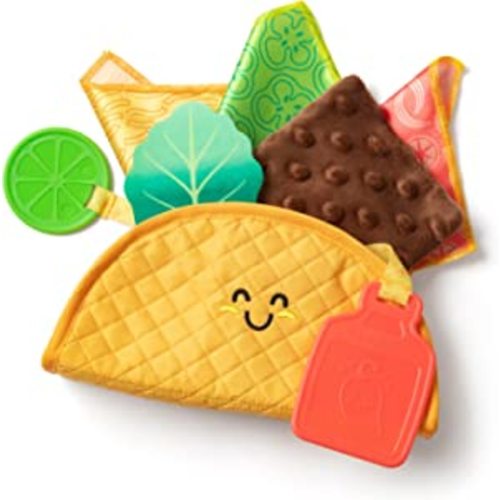 Melissa & Doug Multi-Sensory Soft Taco Fill & Spill Infant Toys For Babies, Baby Toys For Ages 6 Months And Older