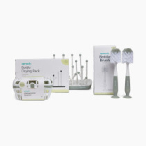 Sprucely Bottle Accessories Starter Set - White/Grey